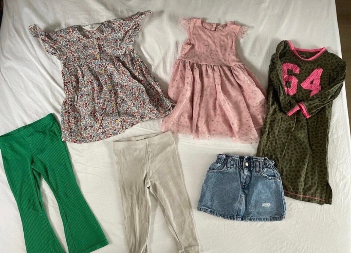 6-delig kledingpakket voor meisjes - Maat 92, Kinderen en Baby's, Ophalen of Verzenden, Gebruikt, Meisje, Setje
