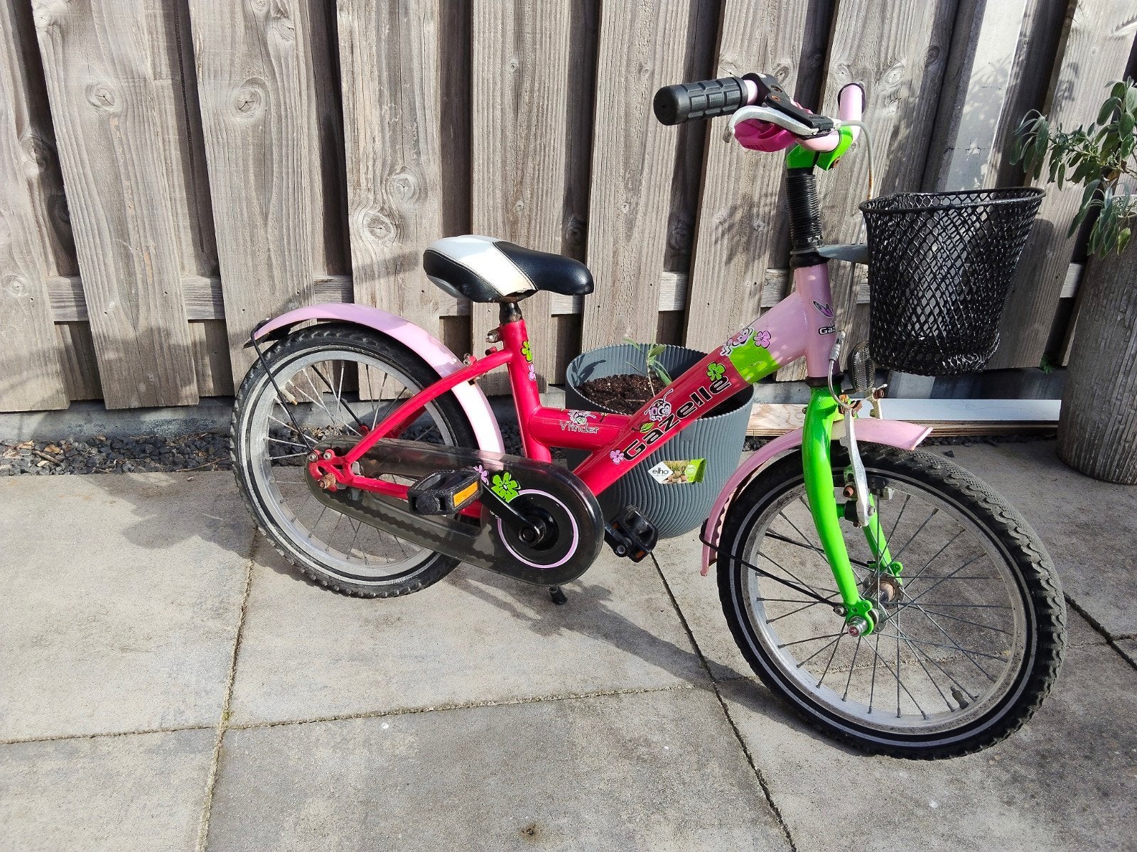 Gazelle Kinder fiets 18 inch, Fietsen en Brommers, Ophalen, Terugtraprem, Gazelle fiets, 16 tot 20 inch