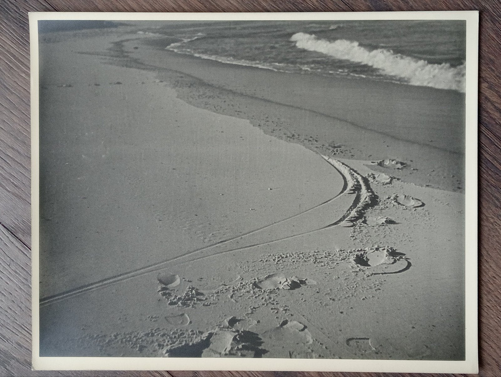 Strand foto jaren 30, Ophalen of Verzenden, Voor 1940, Gebruikt