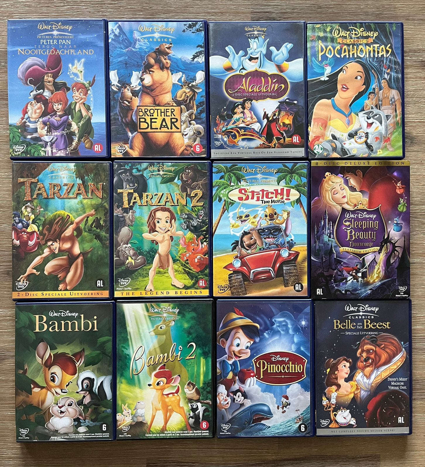 Disney Films : €2,- Per Stuk !!, Alle leeftijden, Ophalen of Verzenden, Zo goed als nieuw, Amerikaans