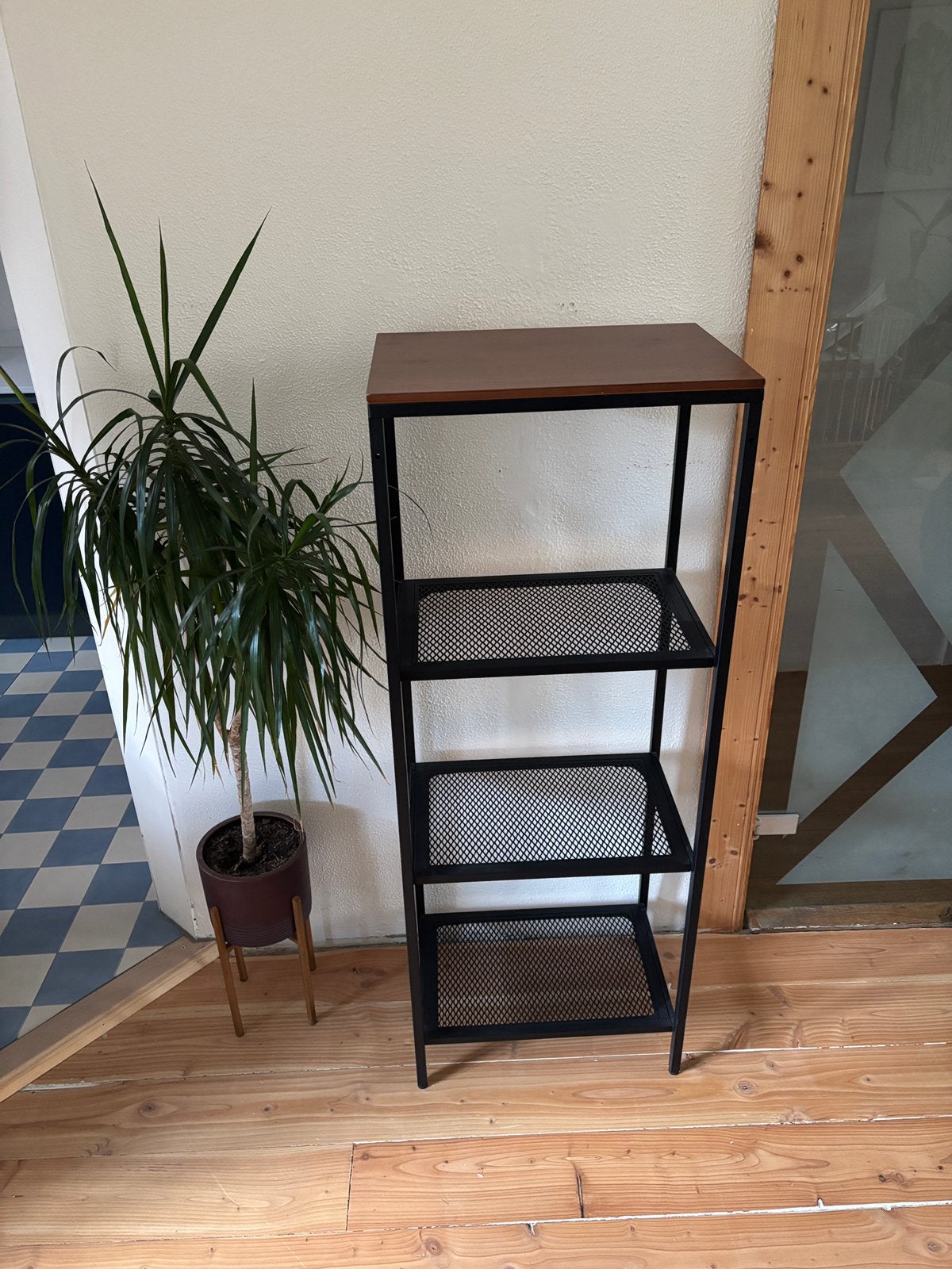 IKEA Fjallbo Stellingkast Zwart, Ophalen, Zo goed als nieuw