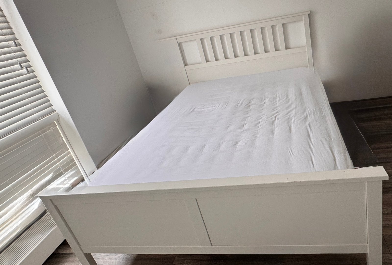 Ikea bed 160x200, Ophalen, Wit, Tweepersoons, Zo goed als nieuw