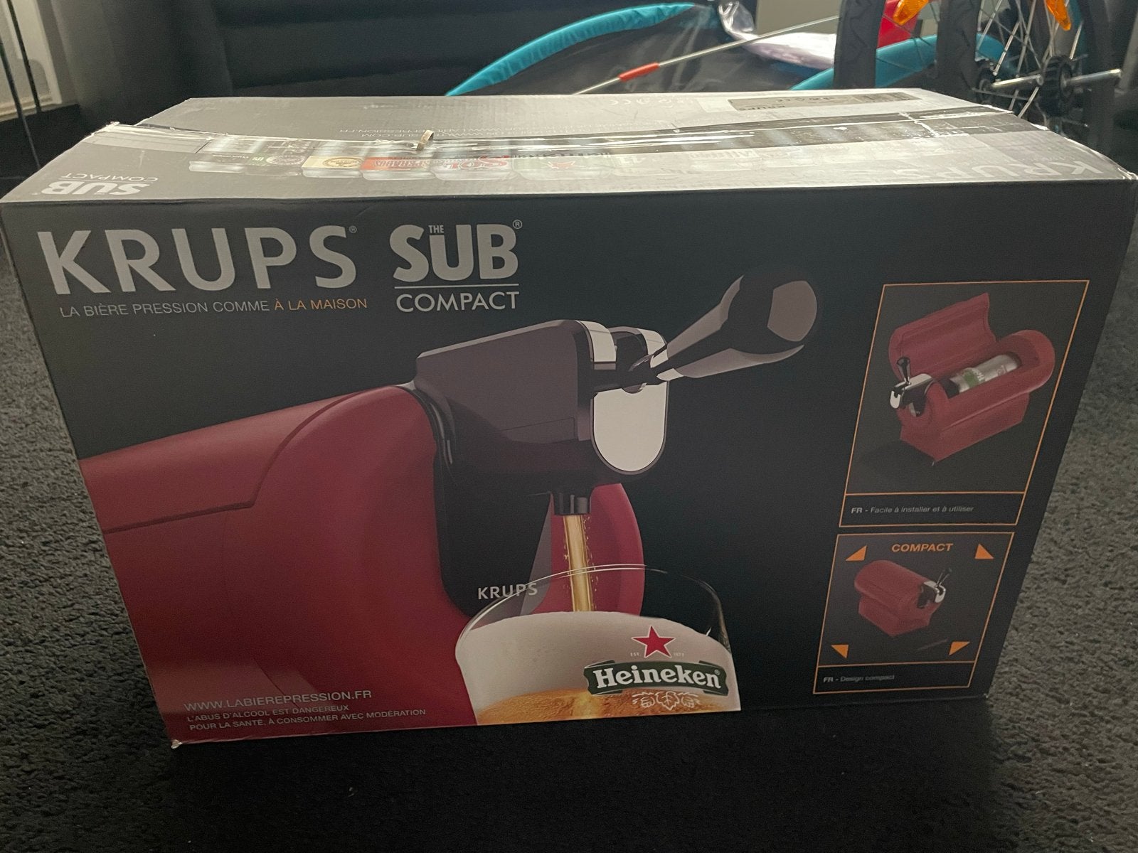 Krups The Sub Compact biertap - Nieuw in doos, Ophalen of Verzenden, Nieuw