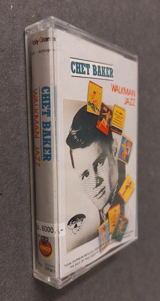 Chet Baker CASSETTE Walkman Jazz Indonesie Zeldzaam, Gebruikt, Verzenden, 1 bandje, NvT