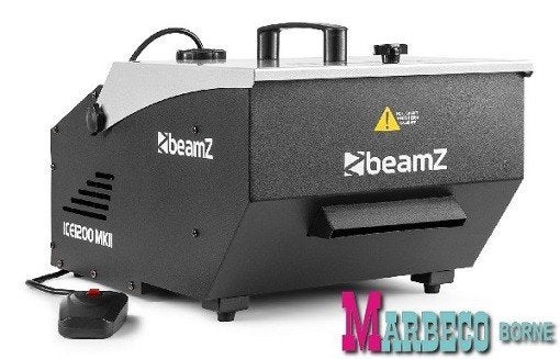 Rookmachine ijsgekoeld, Smoke machine ICE afstandsbediening, Rookmachine, Nieuw, Info@marbeco.nl, BeamZ