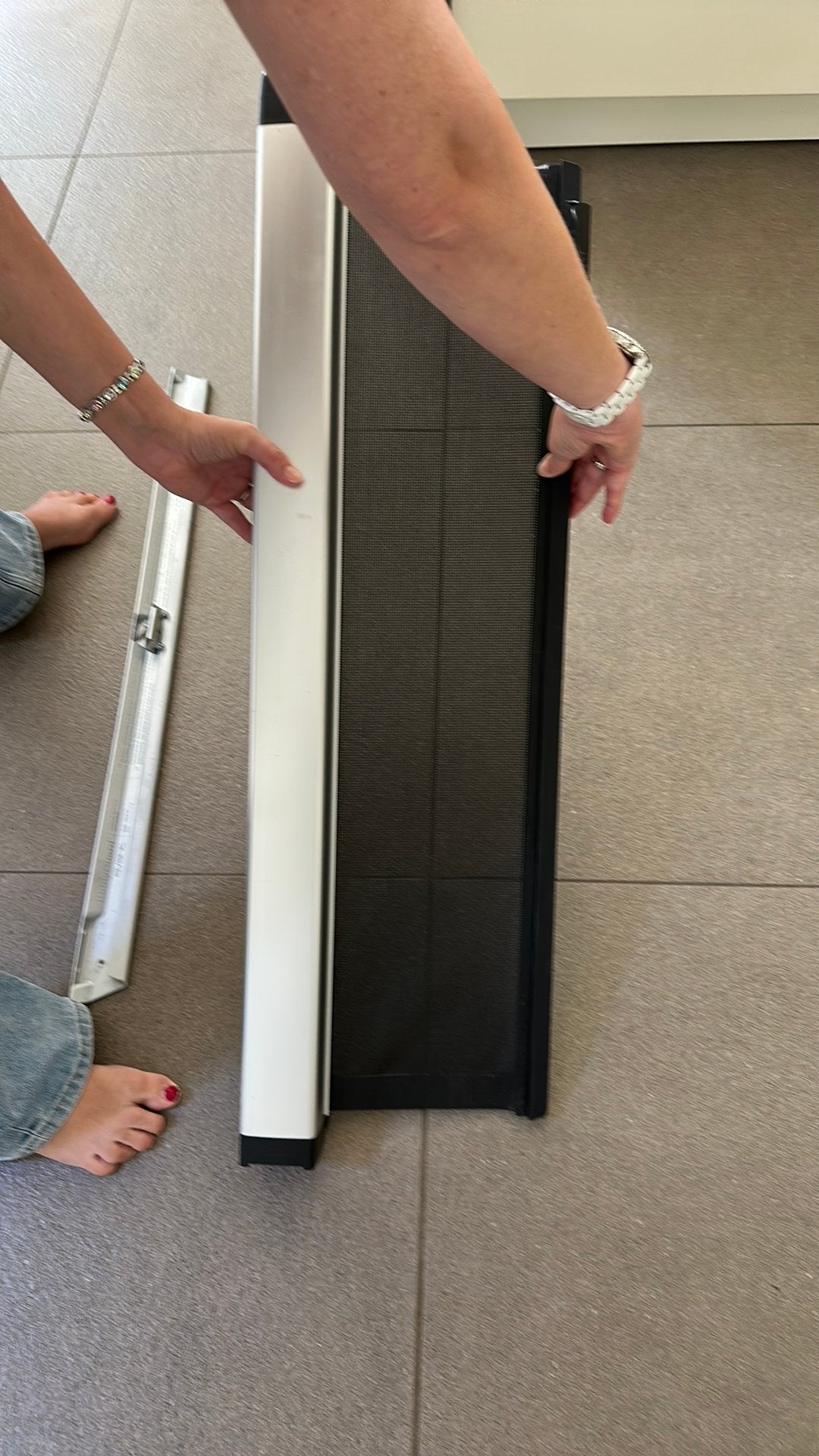 Kiddy guard avant traphekje zwart, Ophalen, Overige materialen, Oprolhekje, Zo goed als nieuw
