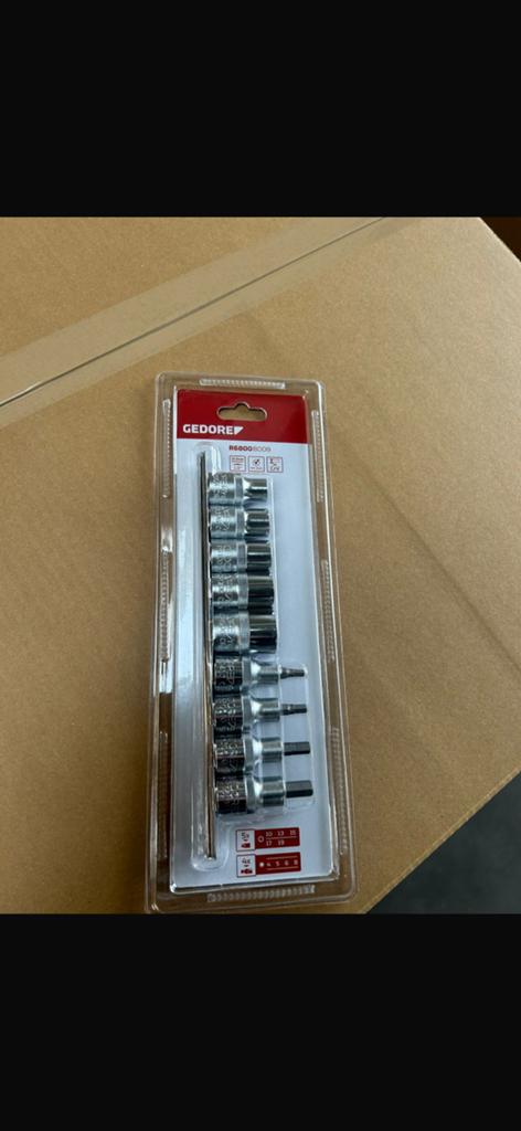 15€ Gedore r6800  1/2  doppensets  inbus en zeskant, Ophalen of Verzenden, Nieuw
