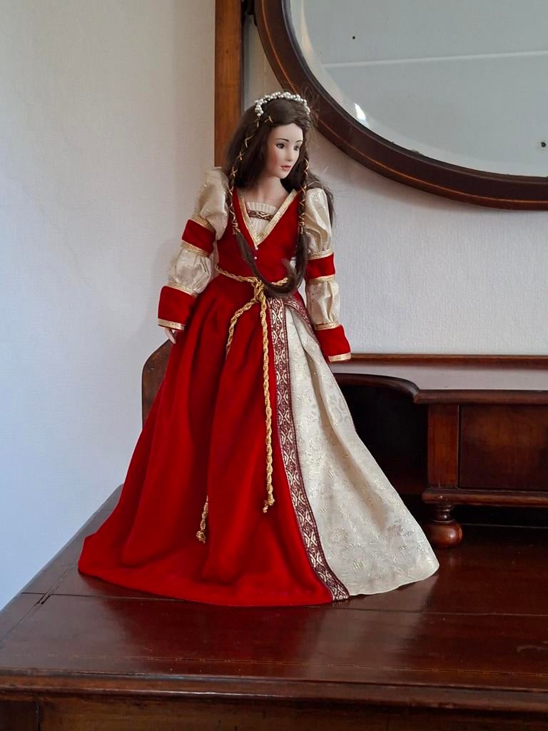 Prachtige Franklin Heirloom Dolls, Verzamelen, Poppen, Ophalen of Verzenden, Zo goed als nieuw, Pop