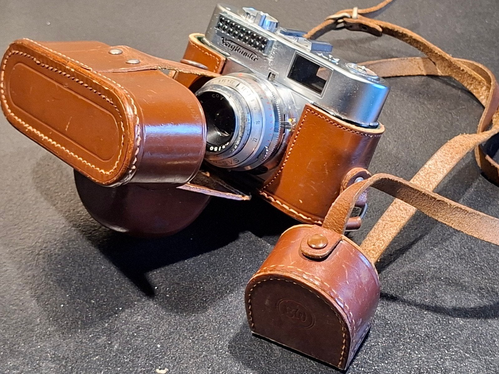 Voigtländer Vito BL met hoes en accesoires, Ophalen of Verzenden, Compact, Overige Merken
