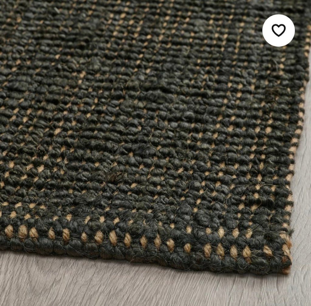 Ikea vloerkleed LANDBANA donkergroen 200x300cm, Ophalen, 150 tot 200 cm, 200 cm of meer, Zo goed als nieuw