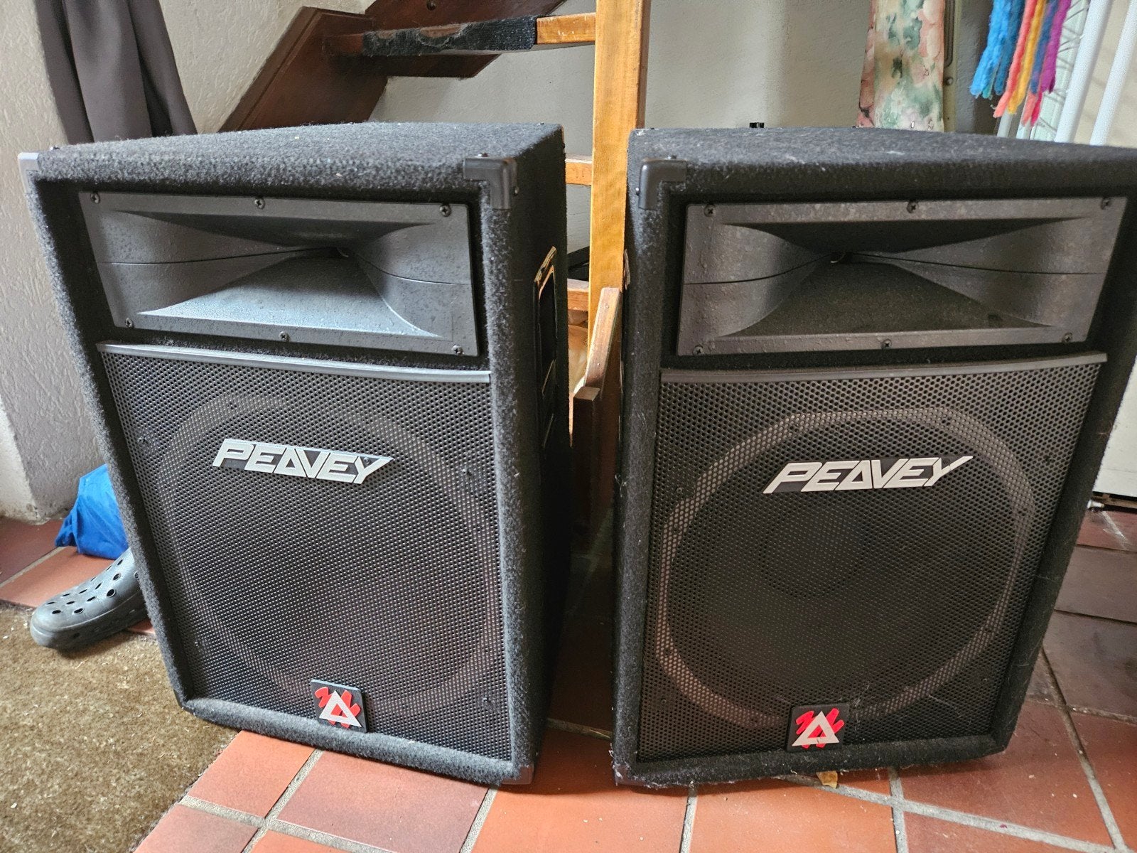 Peavey Eurosys 500 XT Speakers - Set van 2, Vloerstaande luidspreker, Gebruikt, Ophalen, 150 watt of meer