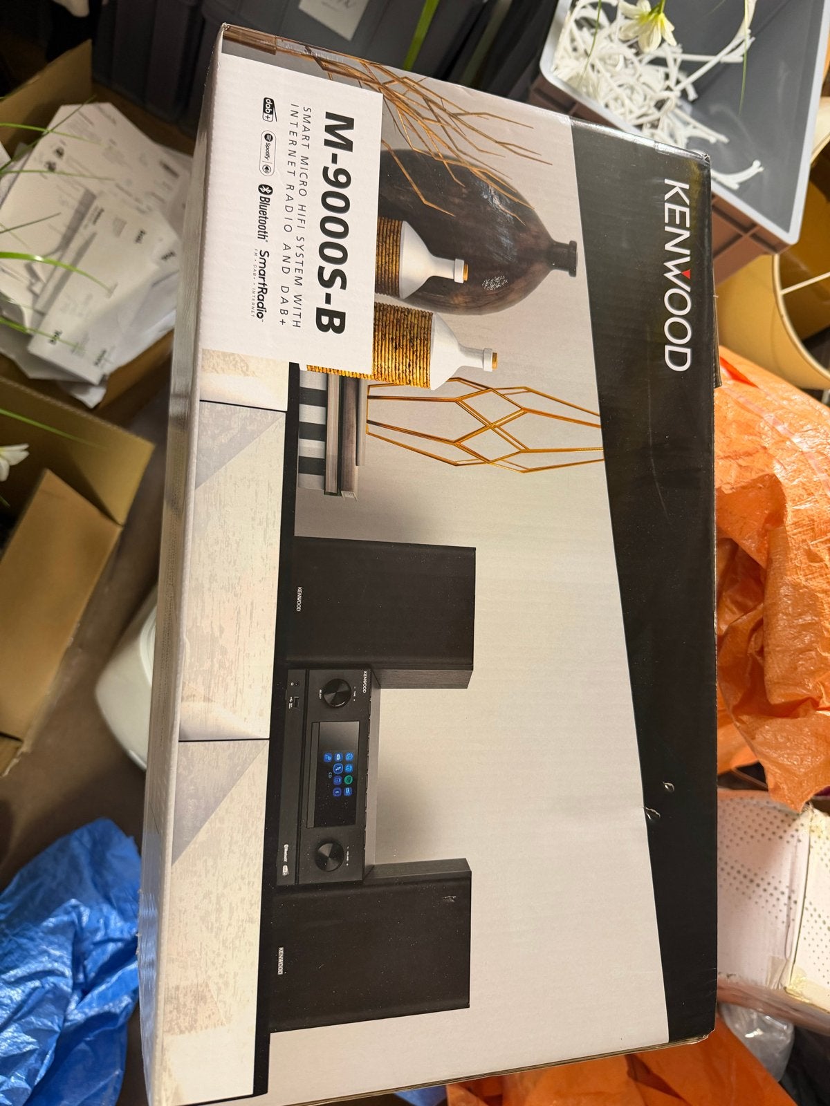 Kenwood M-9000S-B Smart Micro HiFi Systeem - Nieuw!, Ophalen of Verzenden, Nieuw, Tuner of Radio, Microset
