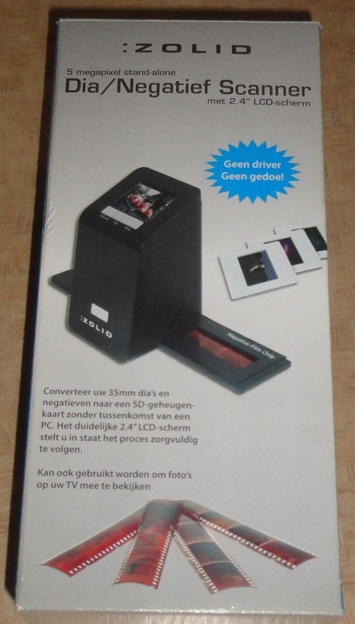 Zolid Dia/Negatief Scanner (Geen driver, Geen gedoe!), Ophalen of Verzenden, Nieuw, Zolid