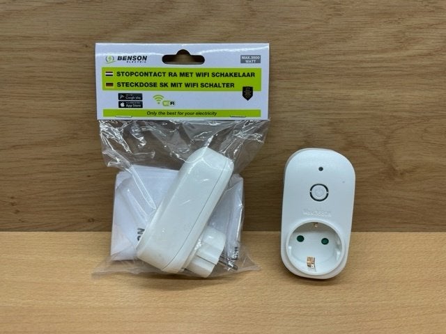 Stopcontact randaarde met wifi schakelaar., Eddiys, Espel, Nieuw, Info@eddiys.eu
