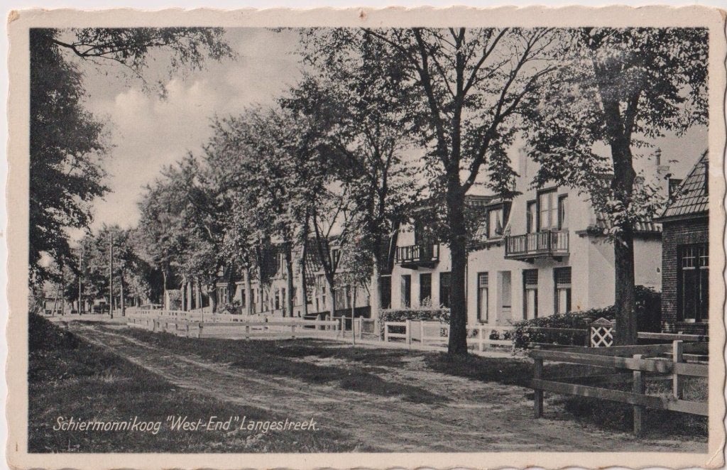 Schiermonnikoog 1937; West-End, Langestreek - gelopen., Verzenden, 1920 tot 1940, Gelopen, Waddeneilanden