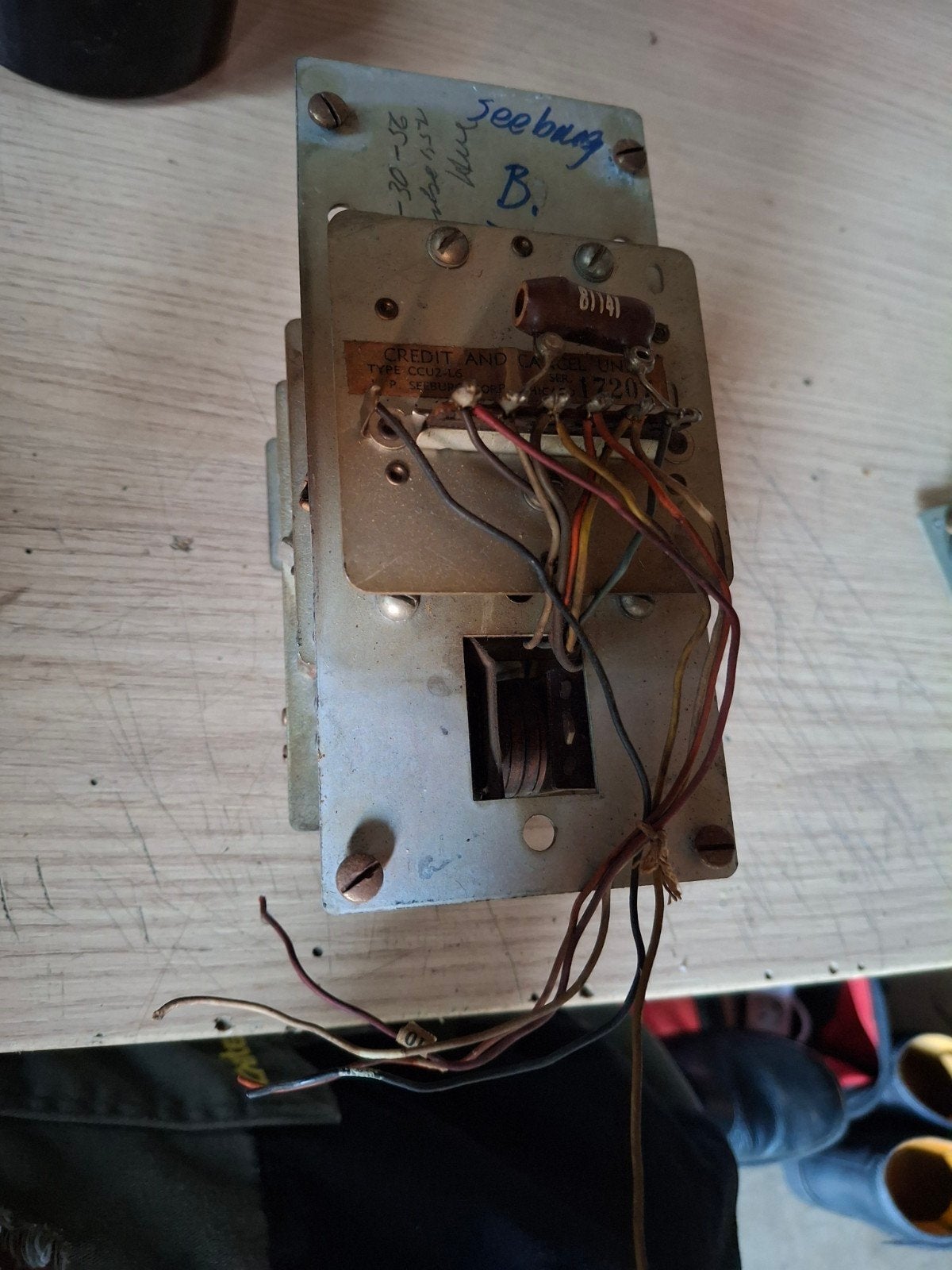 selectie unit seeburg 100 b, Ophalen of Verzenden, Gebruikt