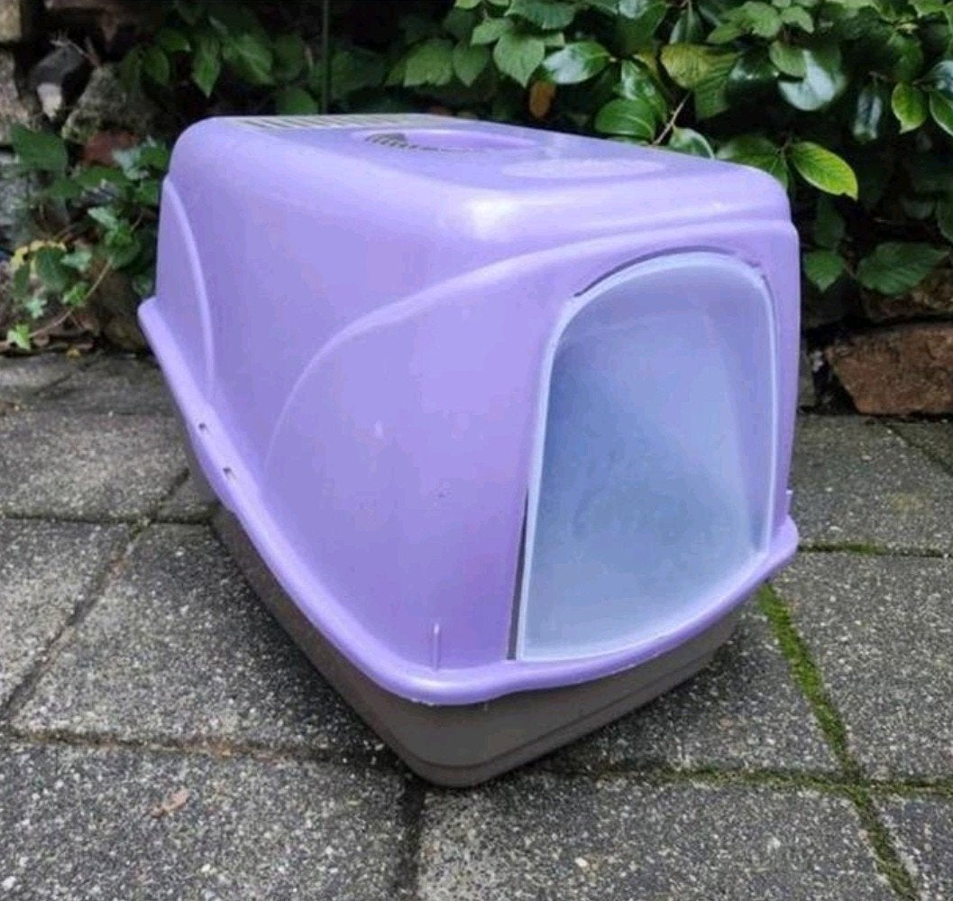 Buffy Lila kattenbak, Dieren en Toebehoren, Kattenbakken, Ophalen of Verzenden, Gebruikt