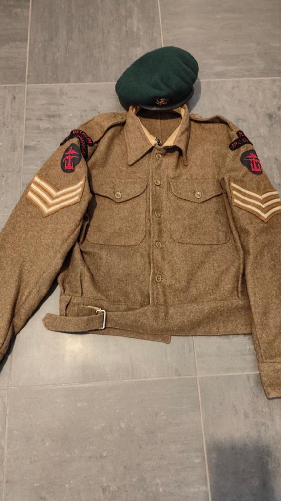 N10 commando battledress wo2 brits, Verzamelen, Verzenden, Landmacht, Engeland, Kleding of Schoenen
