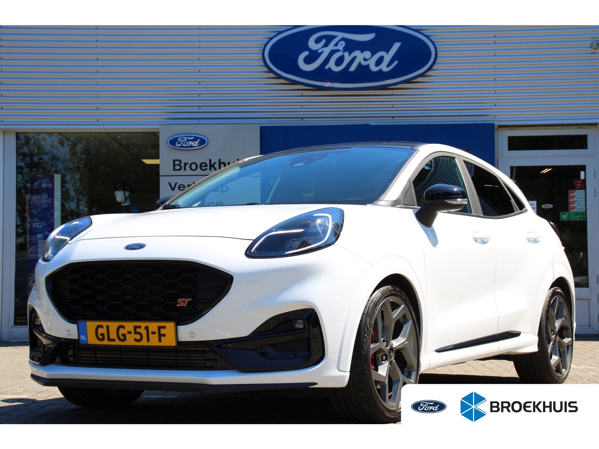 Ford Puma 1.5EB 200pk ST-X, Auto's, Keurmerk '100% Onderhouden', 15 km/l, Wit, Bedrijf