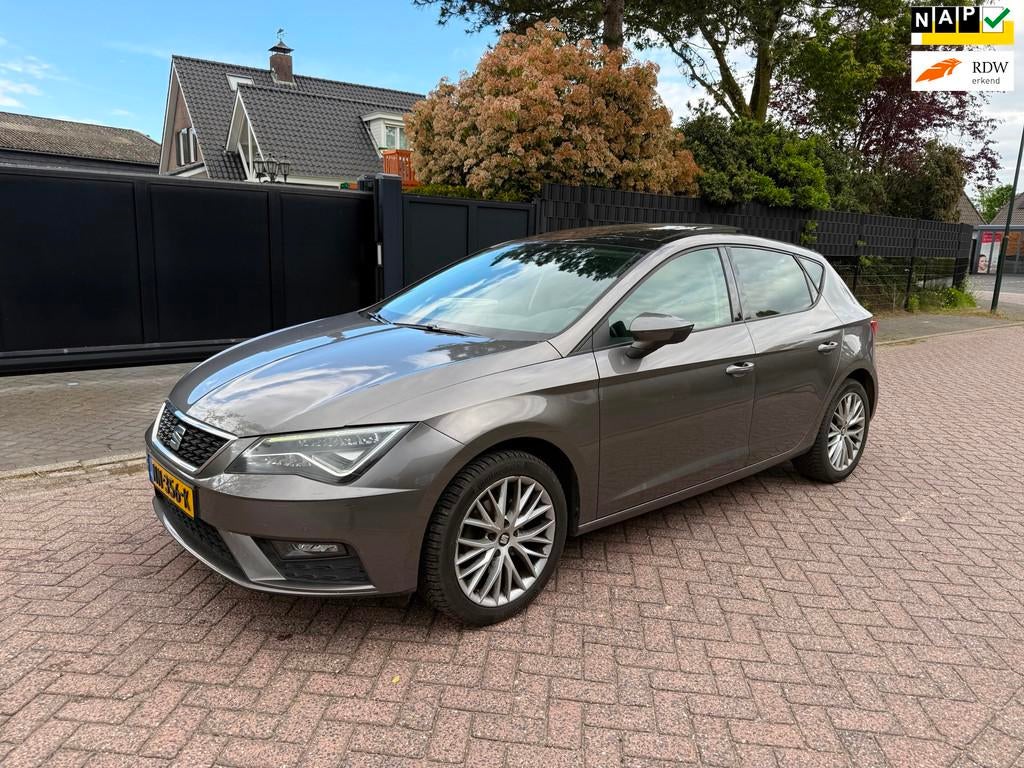 Seat Leon 1.6 TDI Style AUT Bj 2017 xenon, Auto's, Seat, Gebruikt, Euro 6, 4 cilinders, Leon