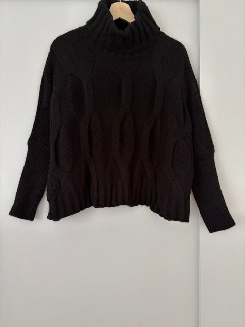 Fame nieuwe gebreide coltrui universele maat, Fame, Verzenden, Zwart, Maat 46/48 (XL) of groter