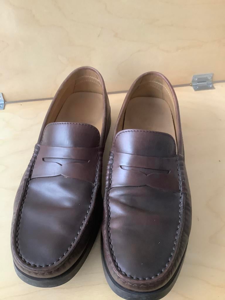Tod s Loafers  bruin leer., Loafers, Bruin, Ophalen of Verzenden, Zo goed als nieuw