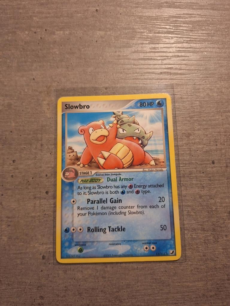 Slowbro Pokémon Kaart - EX Hidden Legends 13/101, Ophalen of Verzenden, Gebruikt, Losse kaart