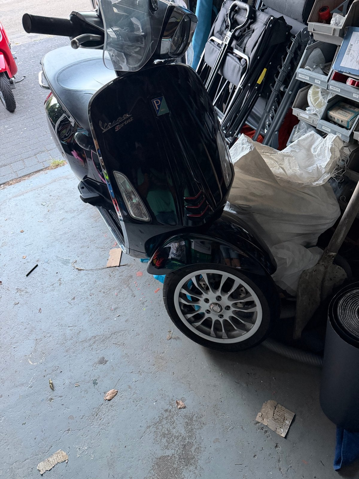 Mooie Vespa met blauwe kenteken - 27000 km, Ophalen of Verzenden, Gebruikt, Maximaal 25 km/u