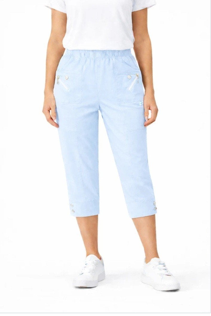 Lichtblauwe capri broek Cherry Berry Maat 48, 50 of 52, Kleding | Dames, Cherry Berry, C, Blauw, Nieuw