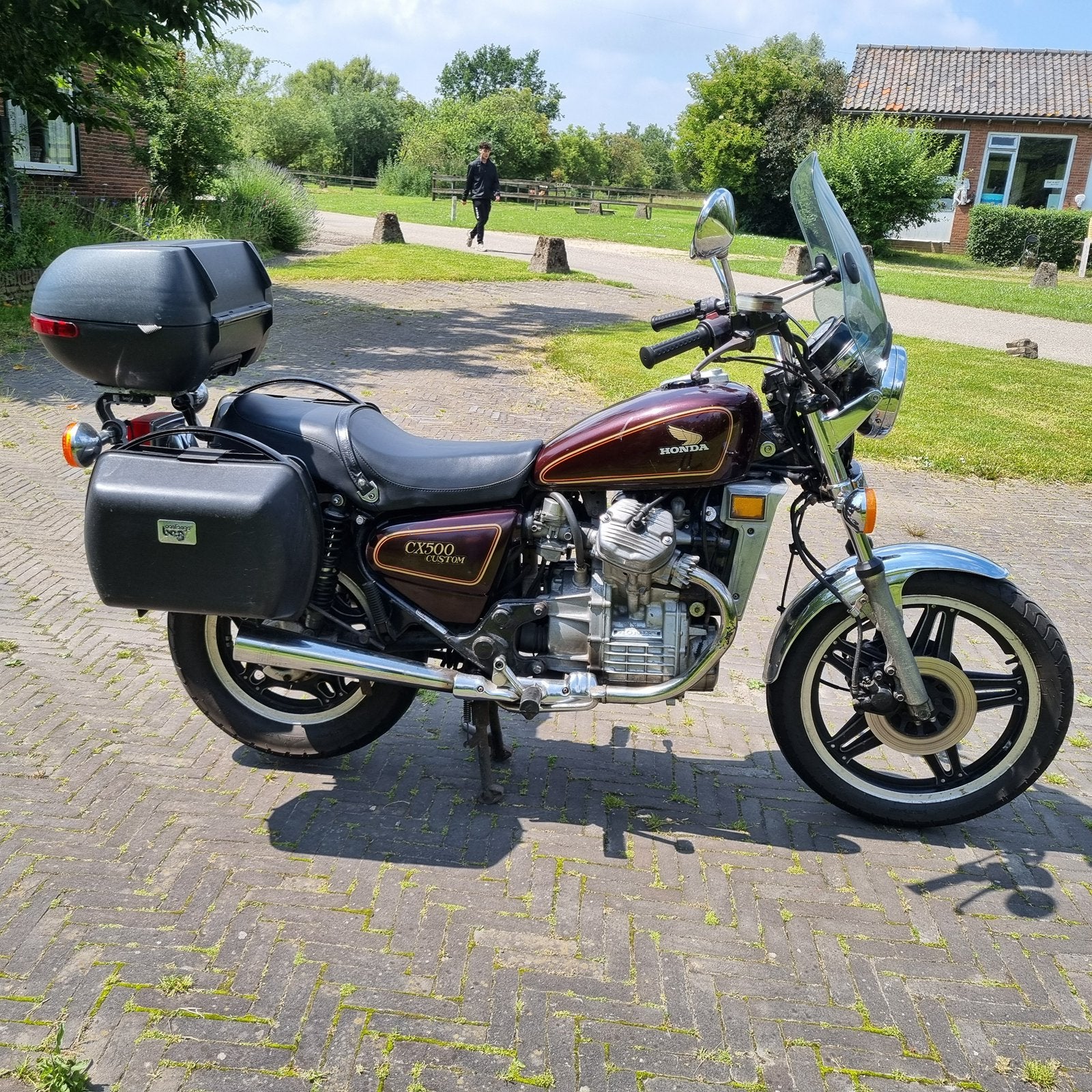 Originele staat Honda CX500 custom, Cardan-aandrijving, 2 cilinders, Chopper, Gebruikt