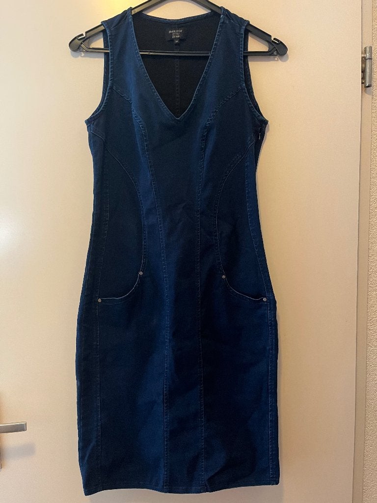 Claudia Strater Denim Dress, Blauw, Ophalen of Verzenden, Zo goed als nieuw, Knielengte