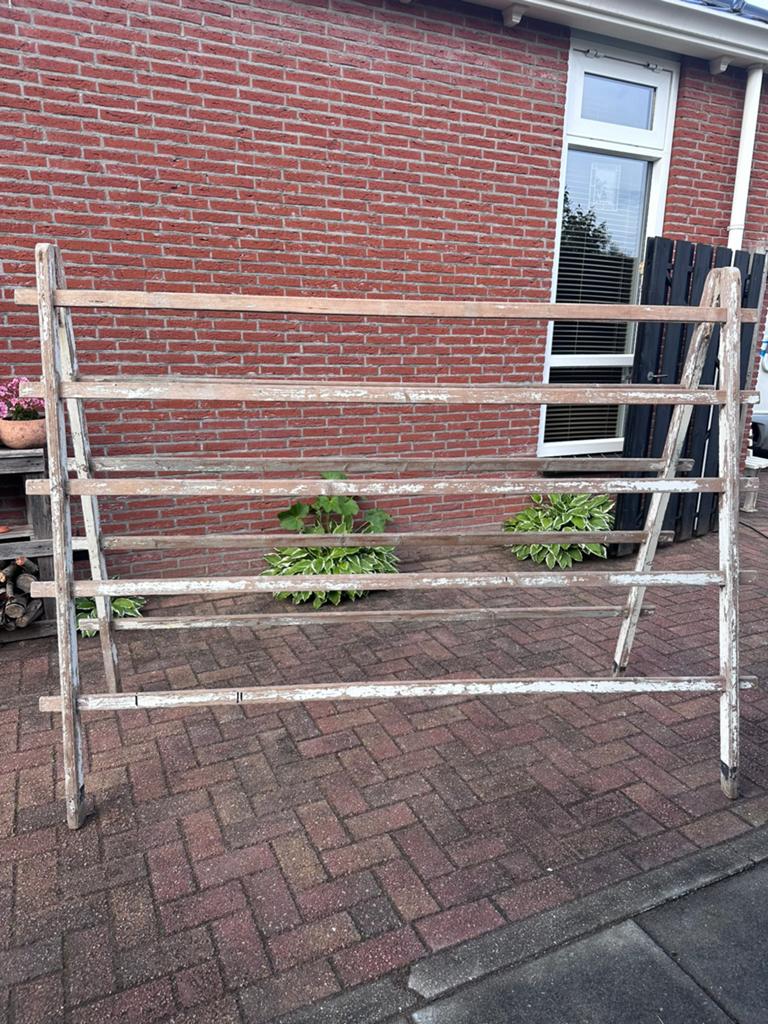 Houten linnenrek, Ophalen of Verzenden