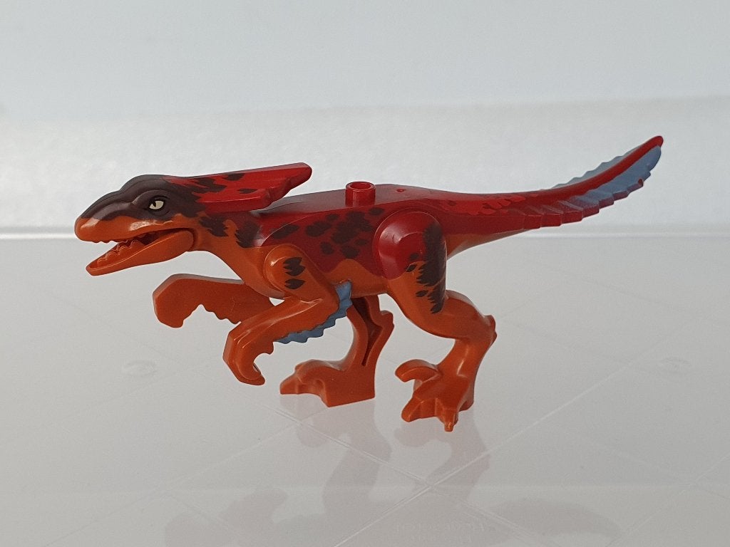 Lego Jurassic World: Pyroraptor uit Lego 76951, Gebruikt, Jurassic World, Lego, Ophalen of Verzenden