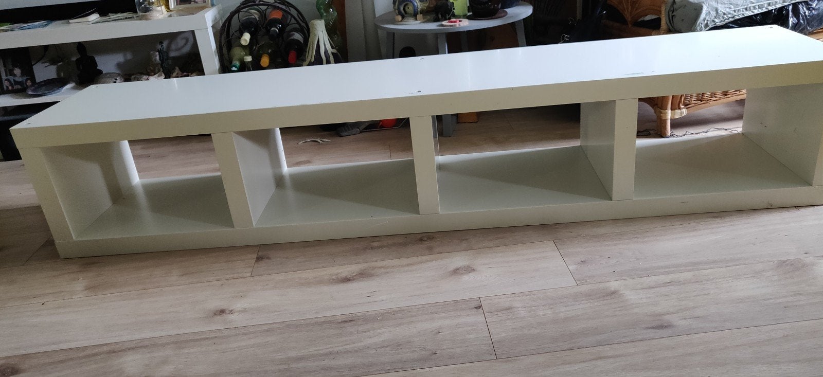 Gratis kast voor boeken of verzameling., Ophalen, 25 tot 50 cm, 50 tot 100 cm
