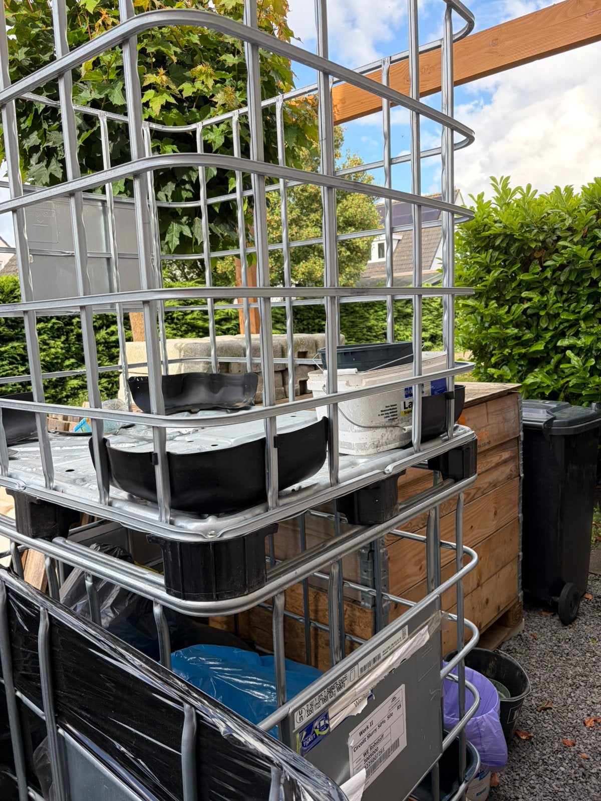 IBC Containers - 6 stuks, Doe-het-zelf en Verbouw, Ophalen, 100 cm of meer, 60 cm of meer, Zo goed als nieuw