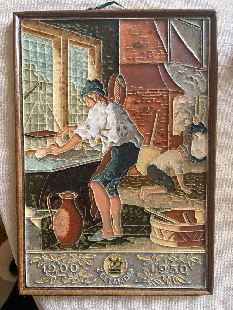 Wandtegel Bakkerij - Royal Delft (1950), Antiek en Kunst, Antiek | Wandborden en Tegels, Ophalen of Verzenden