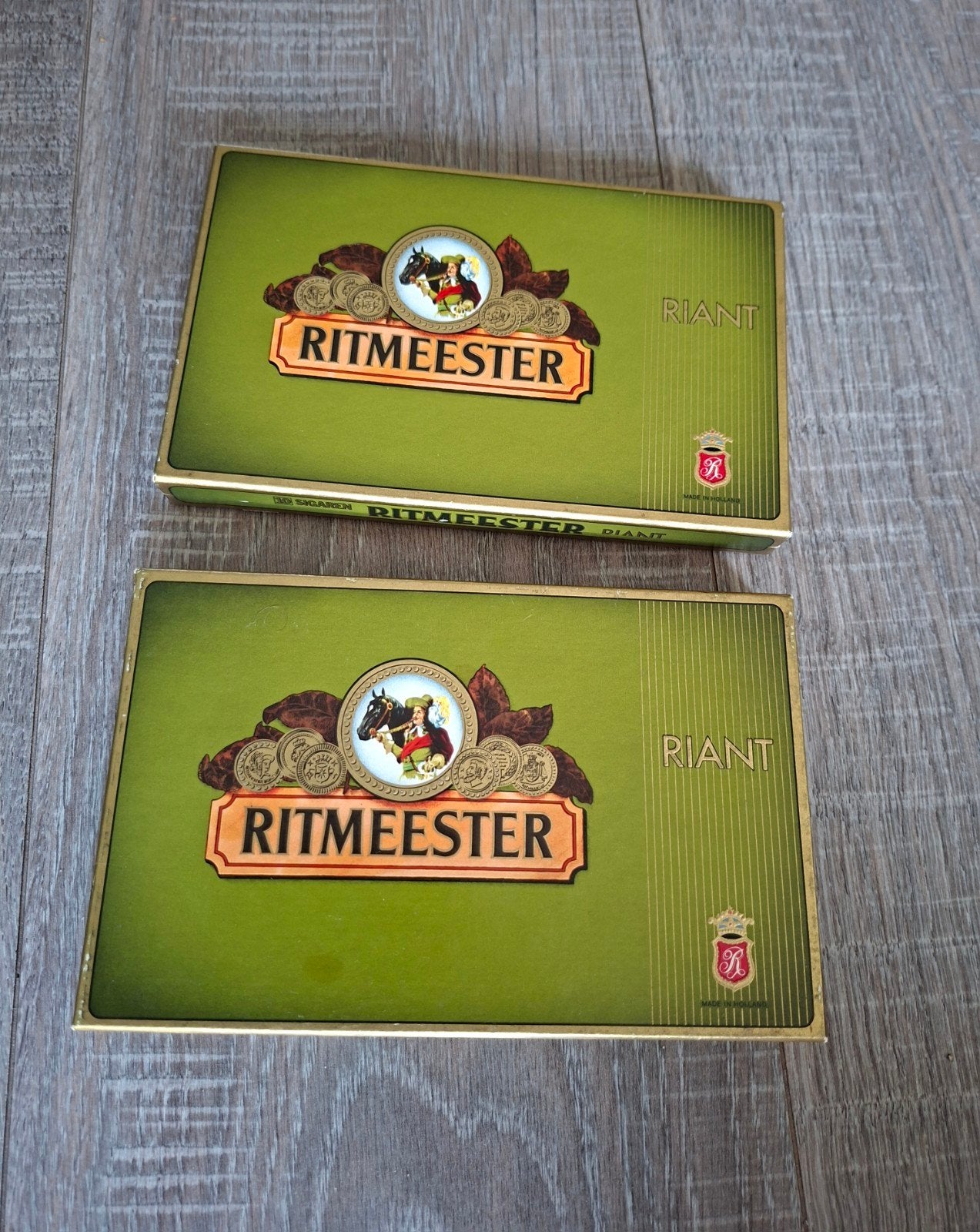 VINTAGE  - RITMEESTER               VERZAMEL ITEM    -  VOL, Ophalen of Verzenden, Gebruikt, Tabaksdoos of Verpakking