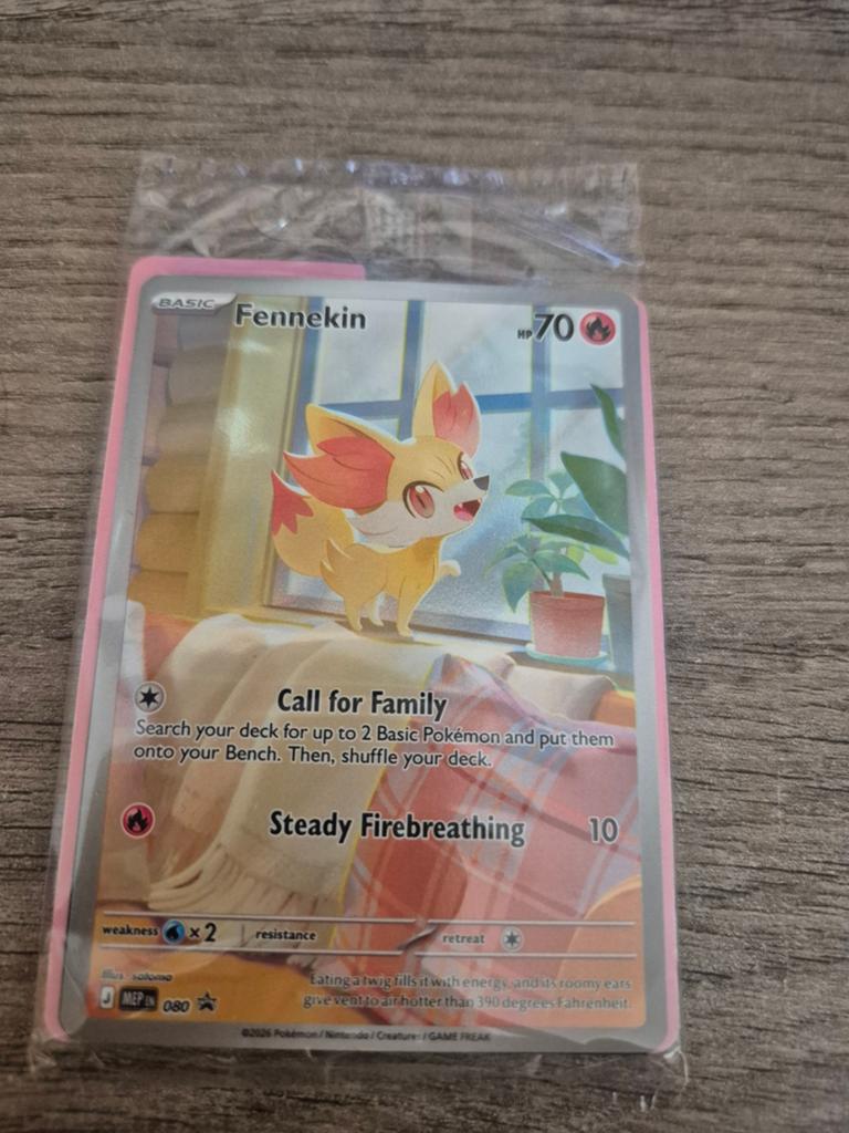 Promo Card #080 Fennekin, Ophalen of Verzenden
