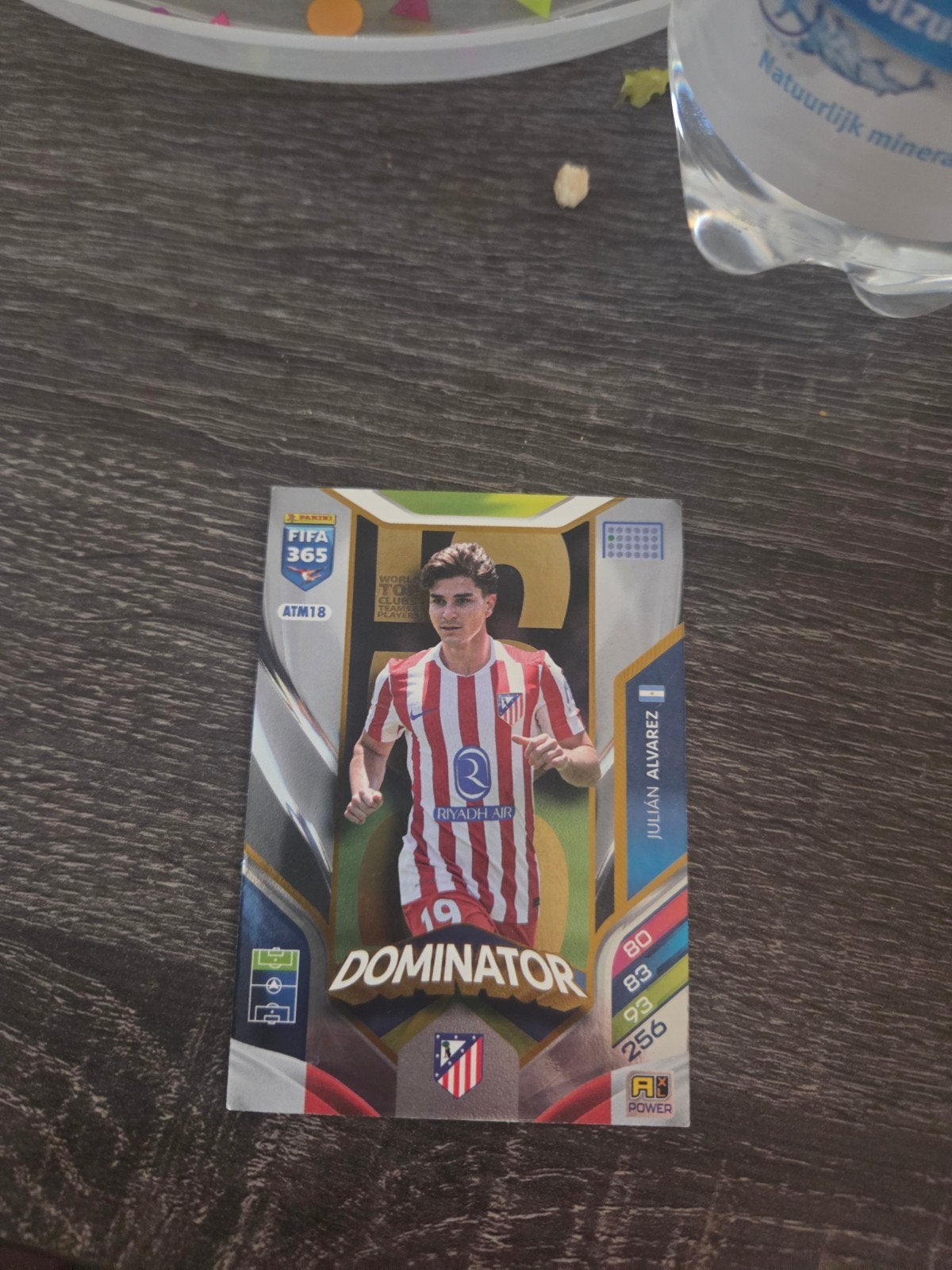 Panini kaart Dominator Julian Alvarez, Verzamelen, Ophalen of Verzenden, Zo goed als nieuw, Speelkaart(en)
