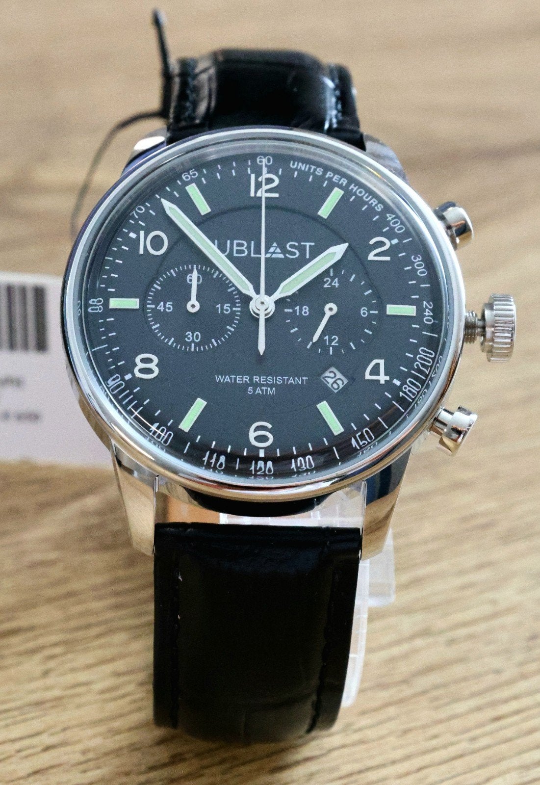 UBLAST Elegat Chronograph men - brand new, Sieraden, Tassen en Uiterlijk, Horloges | Heren, Ophalen of Verzenden, Nieuw, Staal