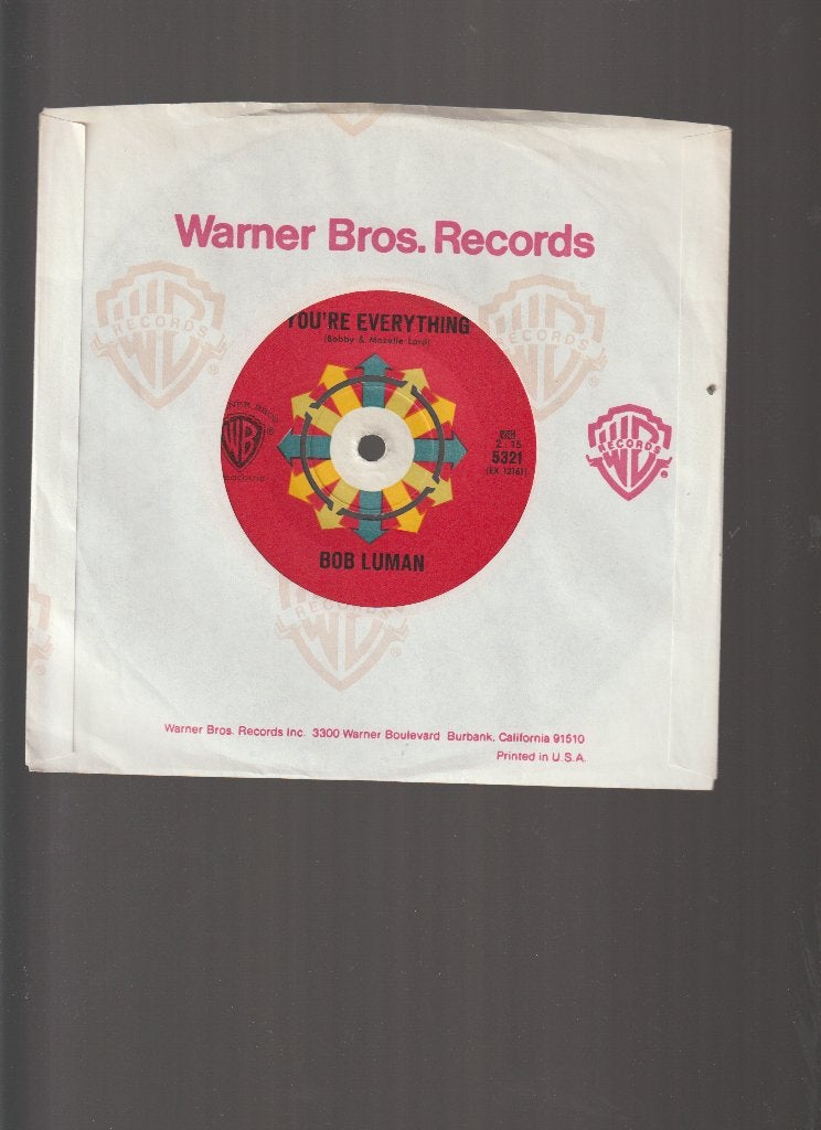 BOB  LUMAN  --  ENVY  //  ROCK, Verzenden, Originele persing, 7 inch, Zo goed als nieuw