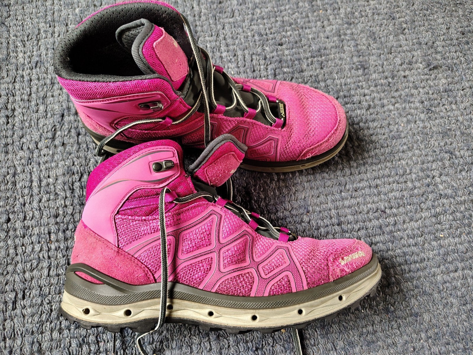 Lowa aerox GTX mid maat 41, Lowa, Roze, Gedragen, Wandelschoenen