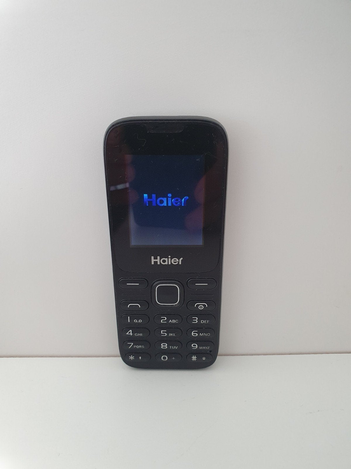 Haier M220 Black dumbphone, inclusief USB-a oplaadkabel, Gebruikt, Zwart, Fysiek toetsenbord, Ophalen of Verzenden