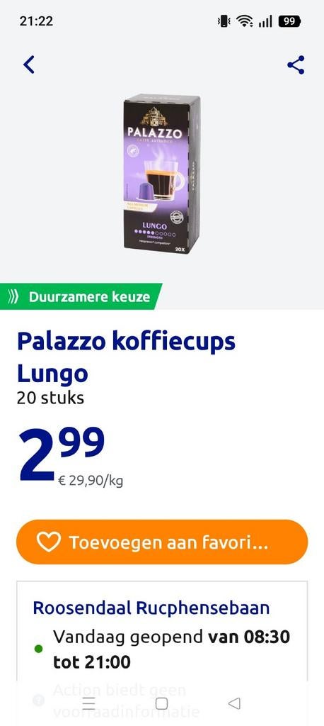 Plaza koffiecups, Diversen, Ophalen