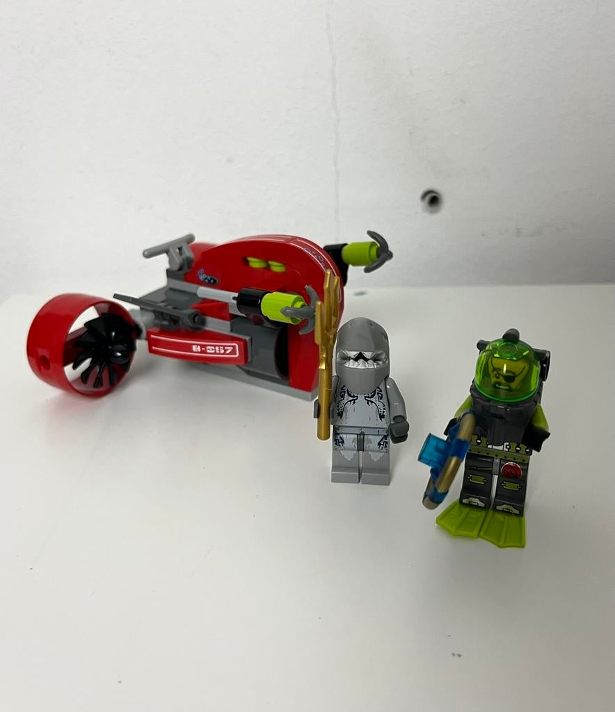 Lego Atlantis 8057 slag bij het scheepswrak set, Overige thema's, Lego, Ophalen of Verzenden, Zo goed als nieuw