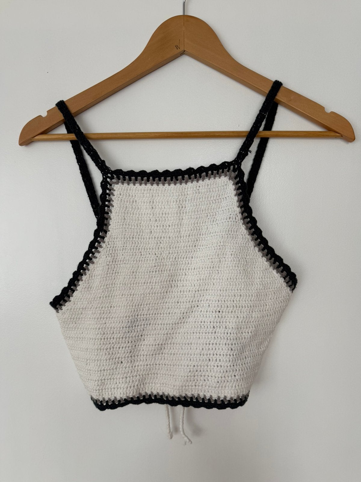 Gehaakte top pull & bear maat m, Kleding | Dames, Ophalen of Verzenden, Zo goed als nieuw, Zonder mouw