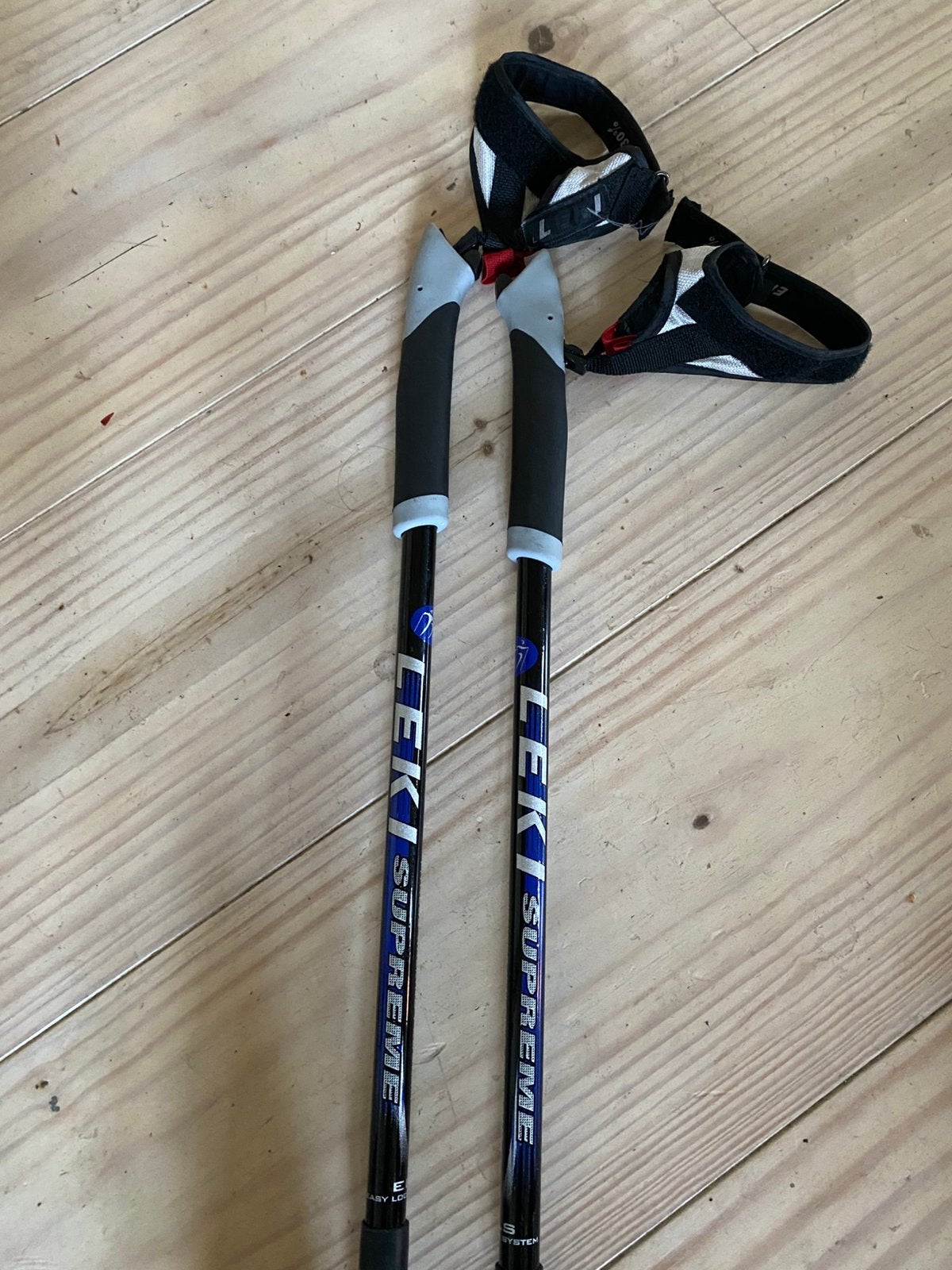 Leki nordic walking stokken vestelbaar 100-110 cm, Ophalen, Zo goed als nieuw