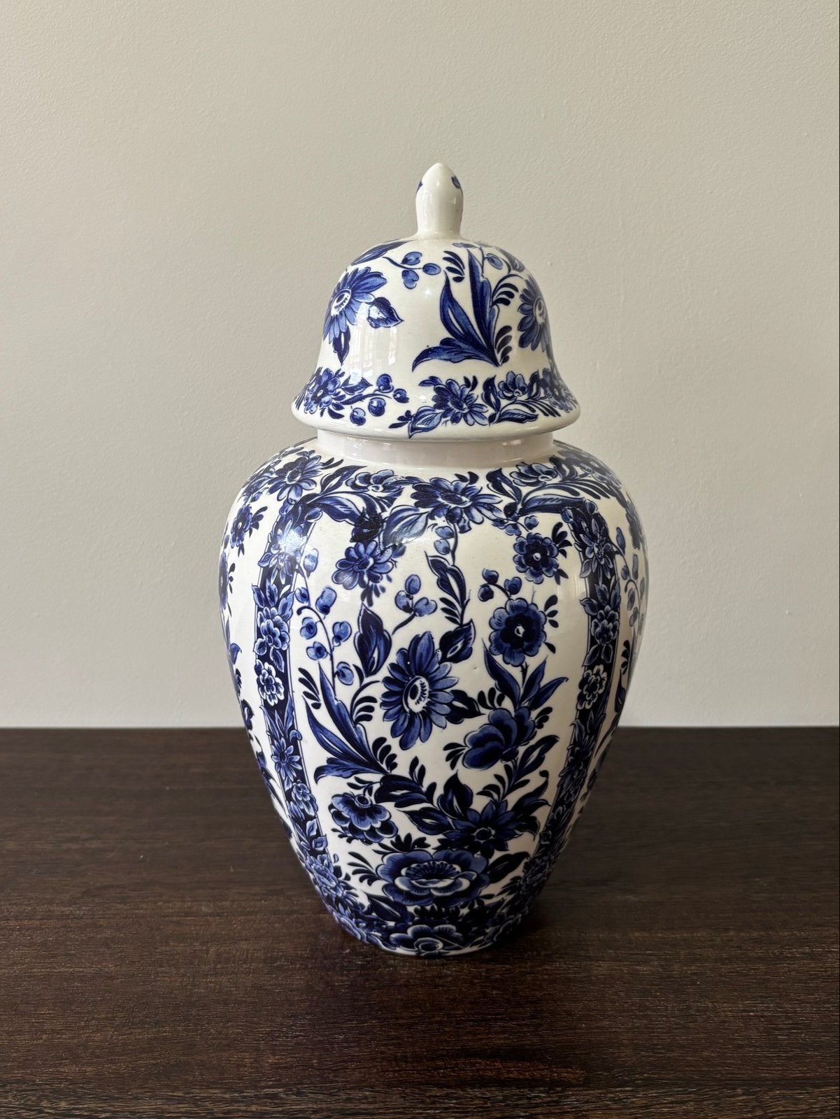 Grote C. Delft’s vaas – Delfts blauw – 35 cm, Antiek en Kunst, Ophalen