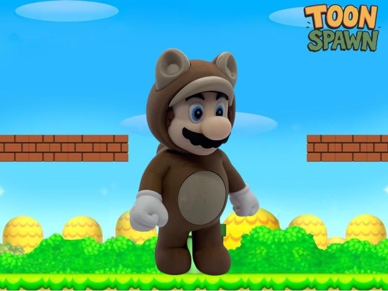 Tanooki Mario Beeld 20cm – Super Mario Classic, Verzamelen, Beelden en Beeldjes, Ophalen of Verzenden, Nieuw, Fantasy