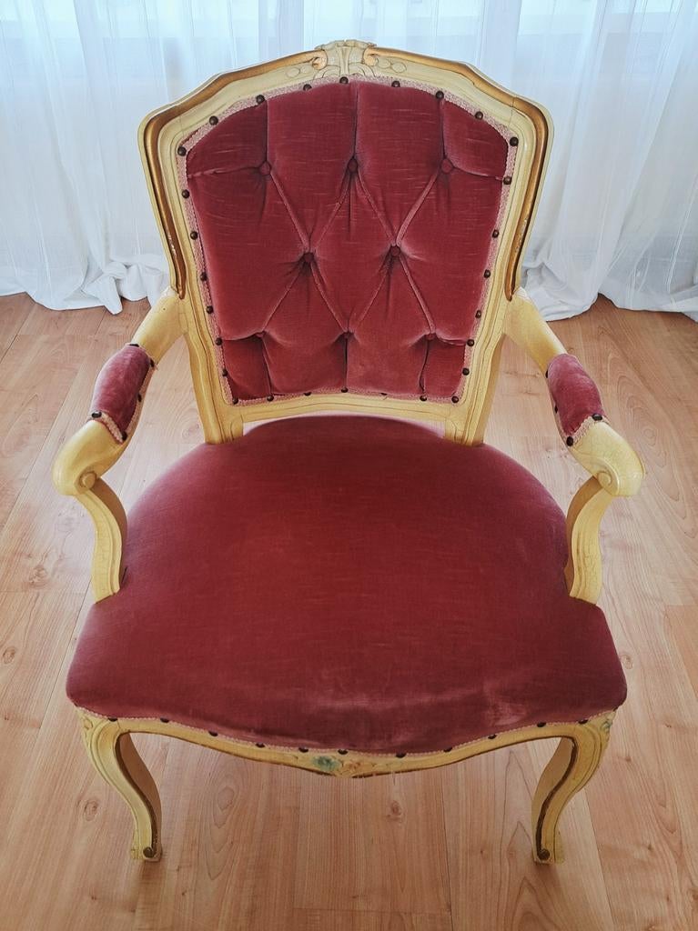 Antieke Biedermeier Fauteuil, Antiek en Kunst, Antiek | Meubels | Stoelen en Banken, Ophalen